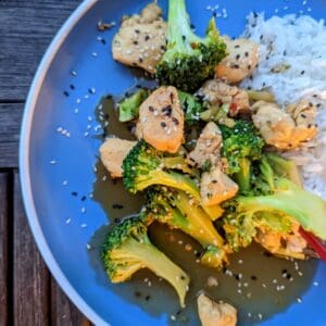 Stir Fry mit Chicken Brokkoli